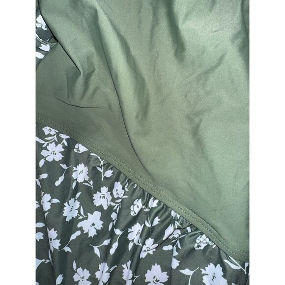 2/$25 Size 28 • 5x • BloomChic Floral Ruffle Trim Knotted One Piece Swimsuit - Picture 9 of 9